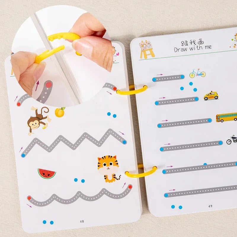 Pen Control Training Book | Children Drawing Education Book